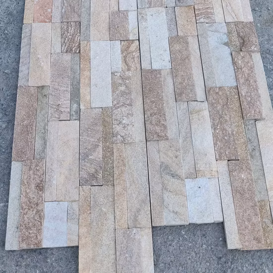 Fornitura in fabbrica Pietra naturale della pila Spaccata Grezza dell'ardesia della sporgenza della pietra Arenaria dell'impiallacciatura